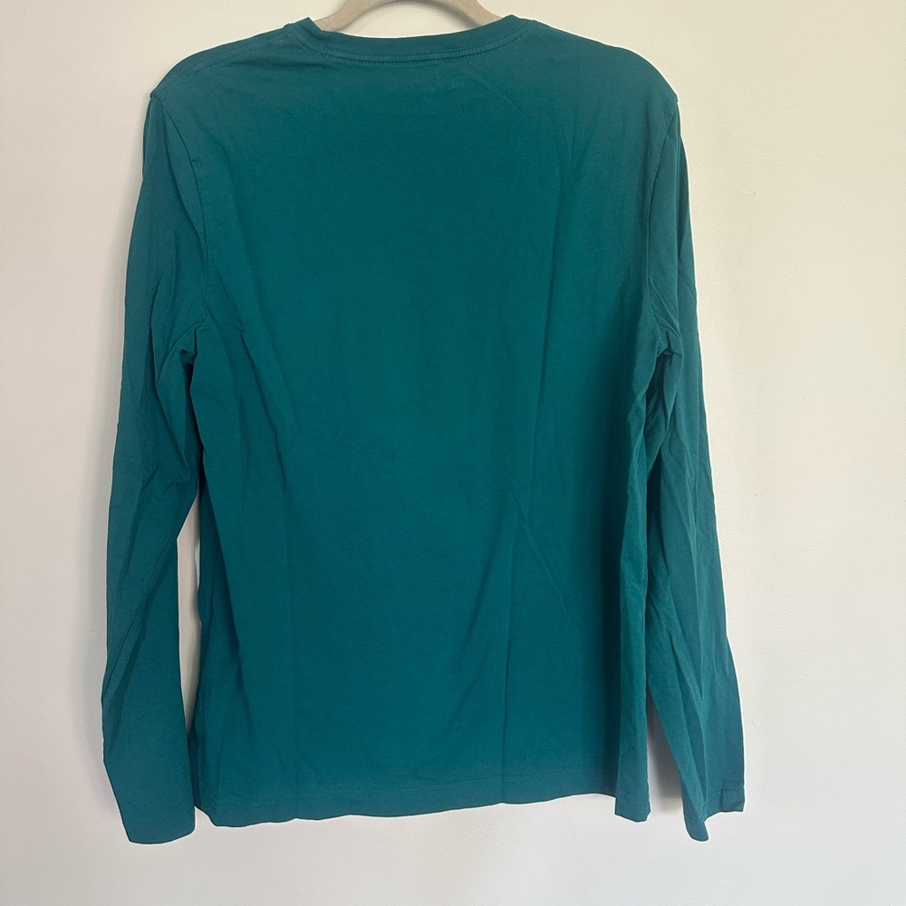 Nautica Long‎ Sleeve Logo Tee, Medium, EUC - Picture 6 of 6